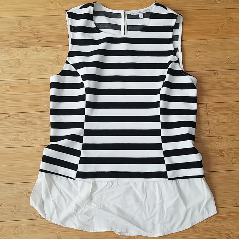 Stitch Fix Black and white stripe top